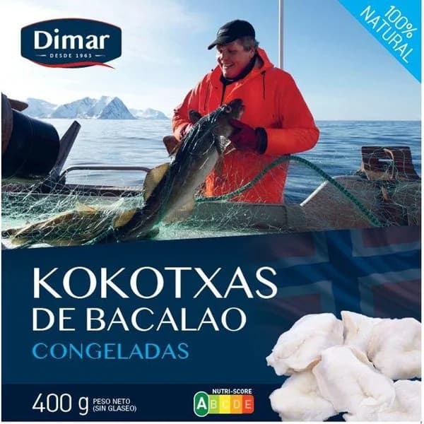 Kokotxas de bacalao congelado ARTE MORHUA, caja 400 g - 1 ud - Imagen del producto en Findit