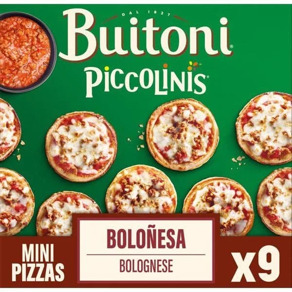Piccolinis a la boloñesa BUITONI, caja 270 g - 1 ud - Imagen del producto en Findit
