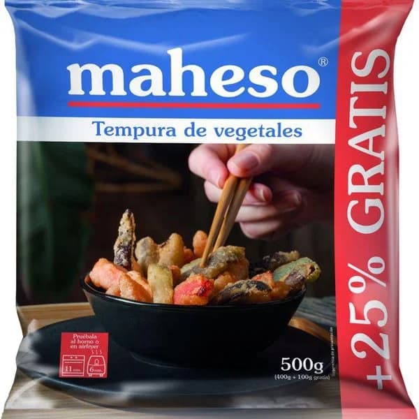 Tempura de verduras MAHESO, bolsa 500 g - 1 ud - Imagen del producto en Findit