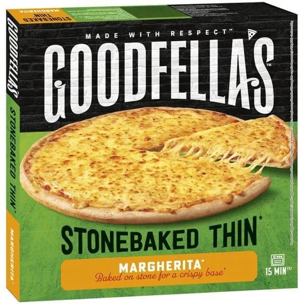 Pizza margarita masa fina GOODFELLAS, caja 345 g - 1 ud - Imagen del producto en Findit