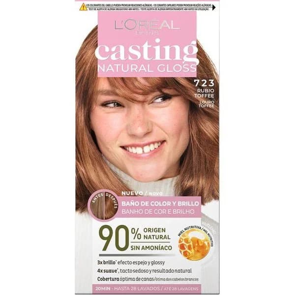 Tinte para el pelo 723 CASTING NATURAL GLOSS. 1 ud - 1 ud - Imagen del producto en Findit