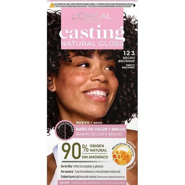 Tinte para el pelo 123 CASTING NATURAL GLOSS. 1 ud - 1 ud - Imagen del producto en Findit