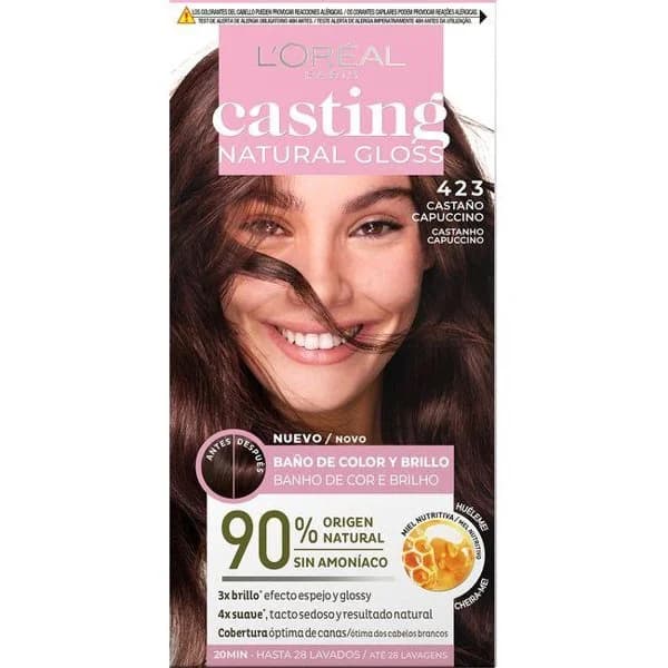 Tinte para el pelo 423 CASTING NATURAL GLOSS. 1 ud - 1 ud - Imagen del producto en Findit