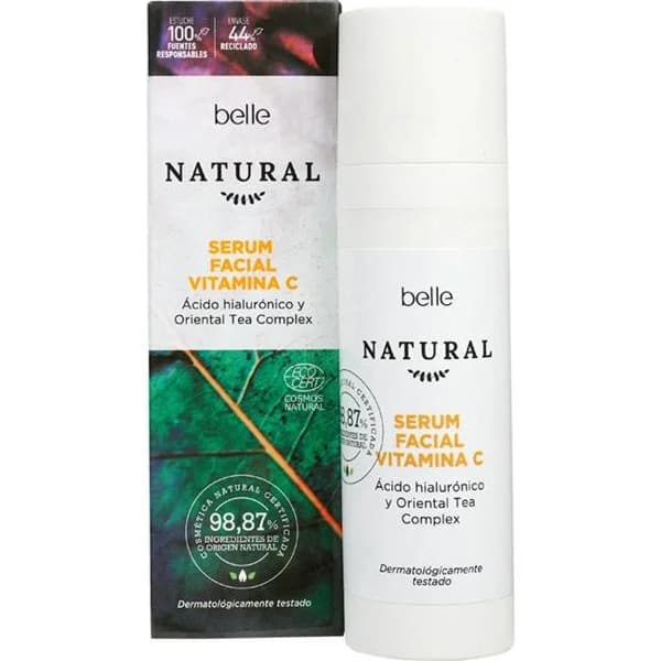Serum facial vit C y ácido hialurónico BELLE NATURAL, bote 30 ml - 1 ud - Imagen del producto en Findit