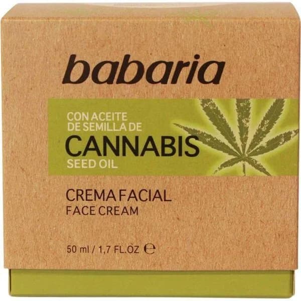 Crema facial con semillas de cannabis BABARIA, tarro 50 ml - 1 ud - Imagen del producto en Findit
