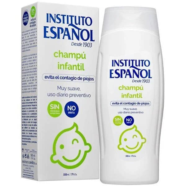Champú infantil antipiojos INSTITUTO ESPAÑOL, bote 500 ml - 1 ud - Imagen del producto en Findit