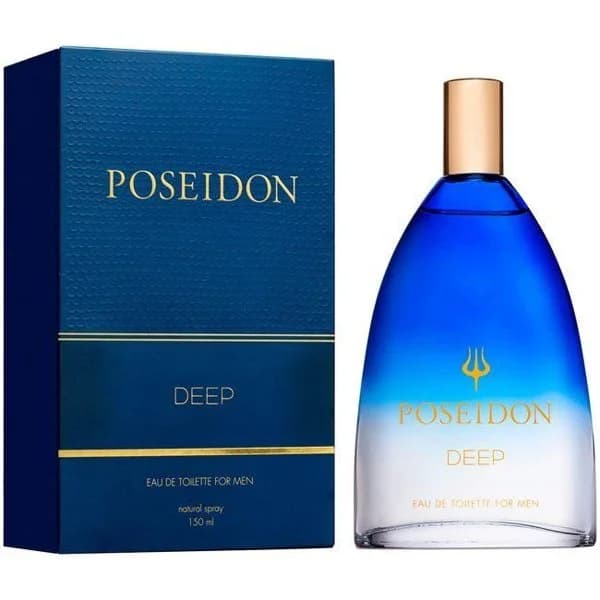 Eau the toillette para hombre Deep POSEIDON, frasco 150 ml - 1 ud - Imagen del producto en Findit