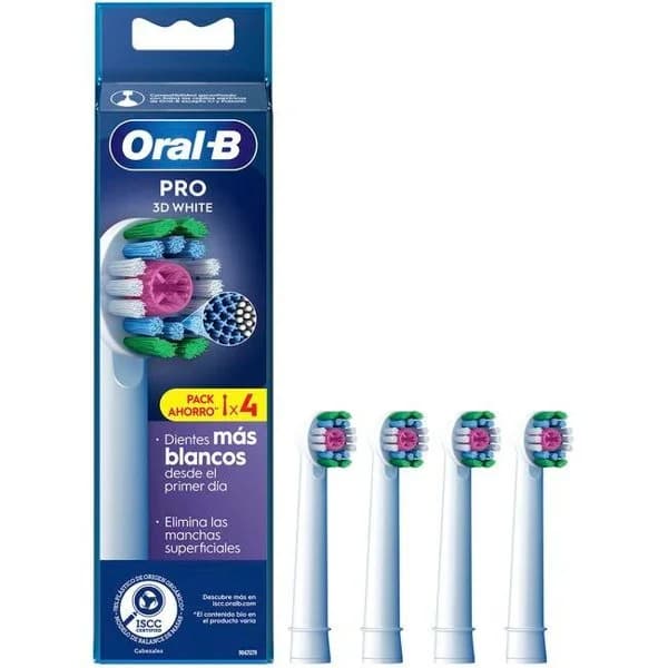 Recambio de cepillo ORAL-B 3DWHITE, pack 4 uds - 1 ud - Imagen del producto en Findit
