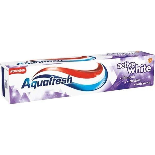 Dentífrico Active White AQUAFRESH, tubo 125 ml - 1 ud - Imagen del producto en Findit