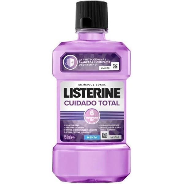 Enjuague sabor menta LISTERINE Total Care, botella 250 ml - 1 ud - Imagen del producto en Findit
