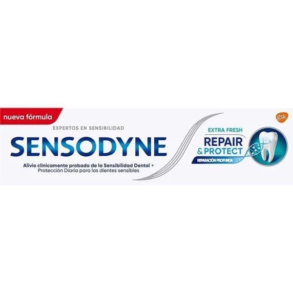 Dentífrico extra fresh R&P SENSODYNE, tubo 75 ml - 1 ud - Imagen del producto en Findit