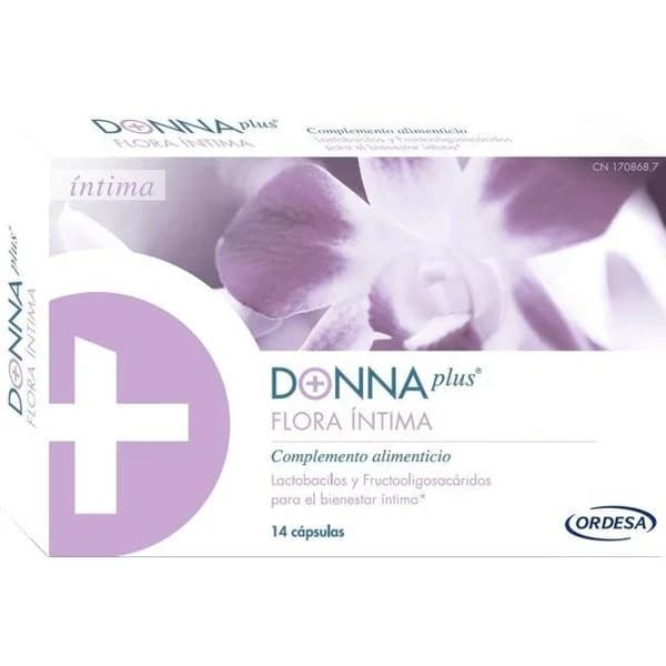 Flora íntima DONNAPLUS, caja 14 cápsulas - 1 ud - Imagen del producto en Findit