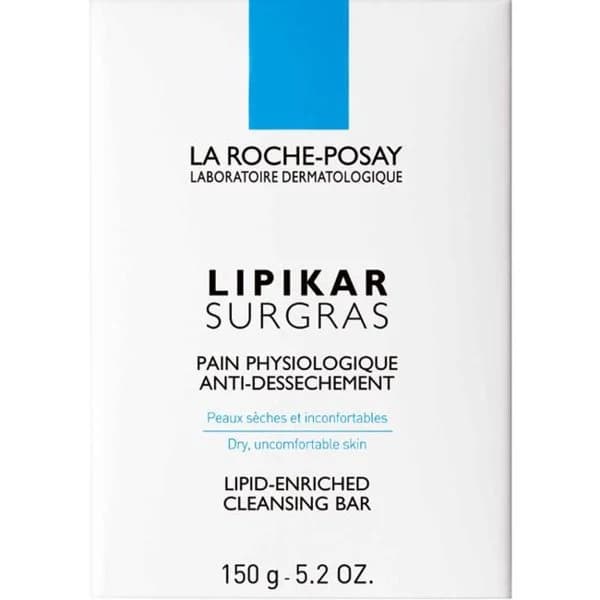 Pan limpiador Surgrass LA ROCHE POSAY LIPIKAR, pastilla 150 g - 1 ud - Imagen del producto en Findit