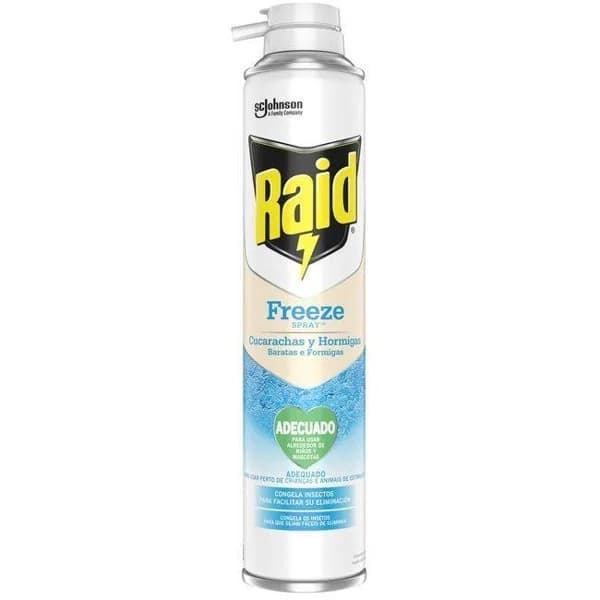 Insecticida freeze cucarachas y hormigas RAID, spray 350 ml - 1 ud - Imagen del producto en Findit