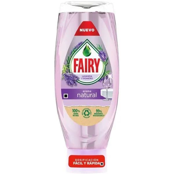 Lavavajillas a mano lavanda FAIRY, botella 640 ml - 1 ud - Imagen del producto en Findit
