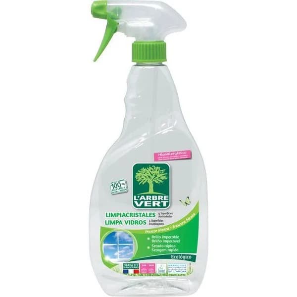 Limpiador cristales ecológico L'ARBRE VERT, garrafa 740 ml - 1 ud - Imagen del producto en Findit