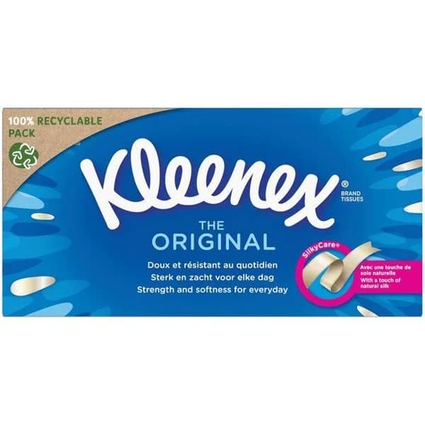Pañuelo facial original KLEENEX, caja 70 uds. - 1 ud - Imagen del producto en Findit