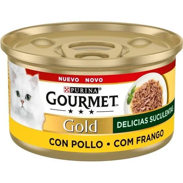 Delicias suculentas de pollo GOURMET GOLD, tarrina 85 g - 1 ud - Imagen del producto en Findit