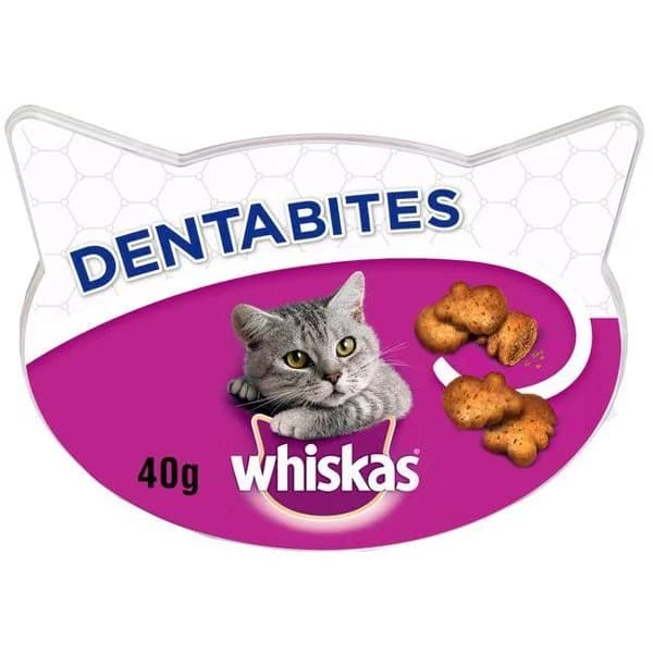 Snack Dentabits para gato WHISKAS, lata 40 g - 1 ud - Imagen del producto en Findit