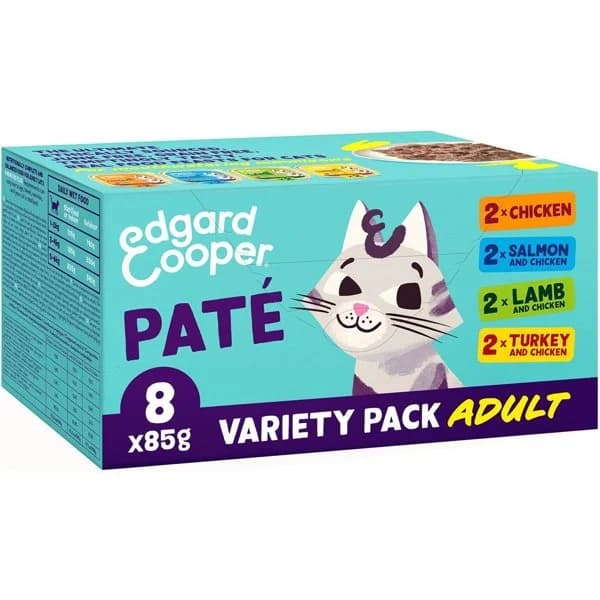Alimento gato adulto multipack EDGARD&COOPER, pack 8x85 g - 1 ud - Imagen del producto en Findit