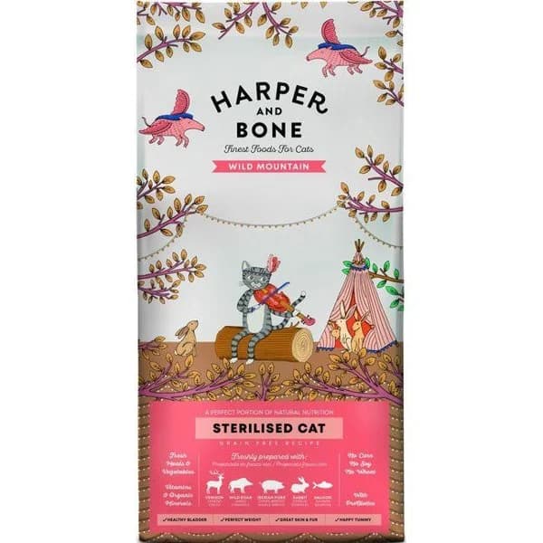 Alimento de caza para gato esterilizado HARPER&BONE, saco 1,5 kg - 1 ud - Imagen del producto en Findit