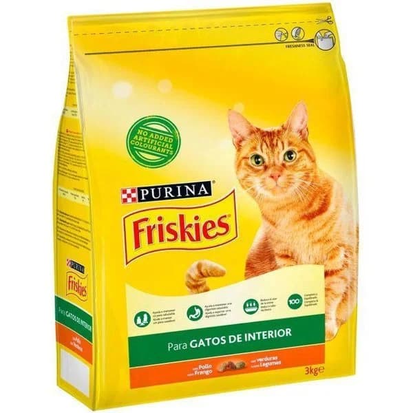 Alimento gato de interior FRISKIES, saco 3 kg - 1 ud - Imagen del producto en Findit