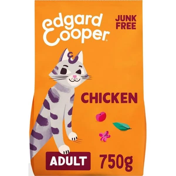 Alimento de pollo gato adulto EDGARD&COOPER, saco 750 g - 1 ud - Imagen del producto en Findit