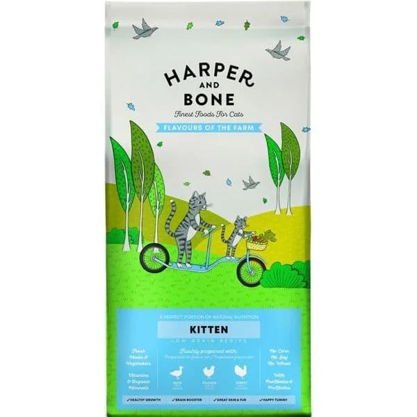 Alimento para gatito receta de granja HARPER&BONE, bolsa 800 g - 1 ud - Imagen del producto en Findit