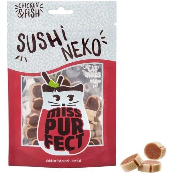 Snack de pollo y pescado para gato BIOZOO, bolsa 45 g - 1 ud - Imagen del producto en Findit