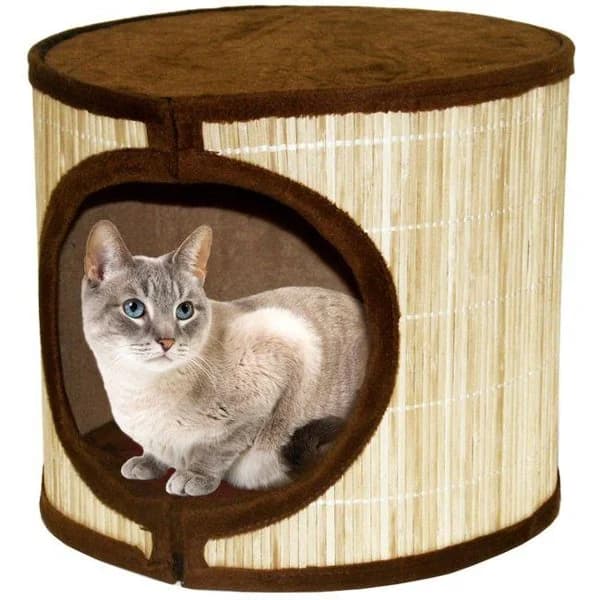 Rascador para gatos de bambú natural SANDIMAS, 1 ud - 1 ud - Imagen del producto en Findit