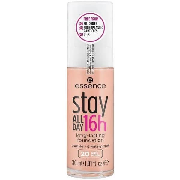Maquillaje all day 20 ESSENCE, dosificador 30 ml - 1 ud - Imagen del producto en Findit