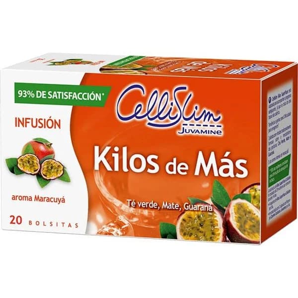 Infusión kilos de mas CELLISLIM, caja 20 sobres - 1 ud - Imagen del producto en Findit