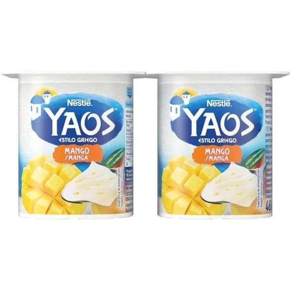 Yogur griego de mango YAOS, pack 4x115 g - 1 ud - Imagen del producto en Findit
