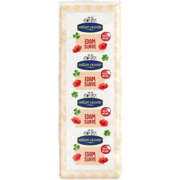 Queso Edam tierno 40% MG M. VICENTE, al corte, compra mínima 250 g - 1 ud - Imagen del producto en Findit