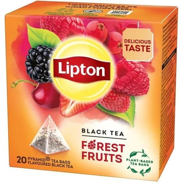 Té con frutas del bosque LIPTON, caja 20 sobres - 1 ud - Imagen del producto en Findit