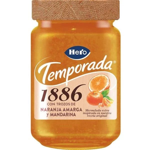 Mermelada de naranja y manzana de temporada HERO, frasco 290 g - 1 ud - Imagen del producto en Findit