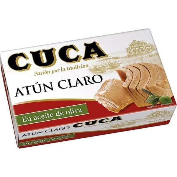 Atún claro en aceite de oliva CUCA, lata 112 g - 1 ud - Imagen del producto en Findit