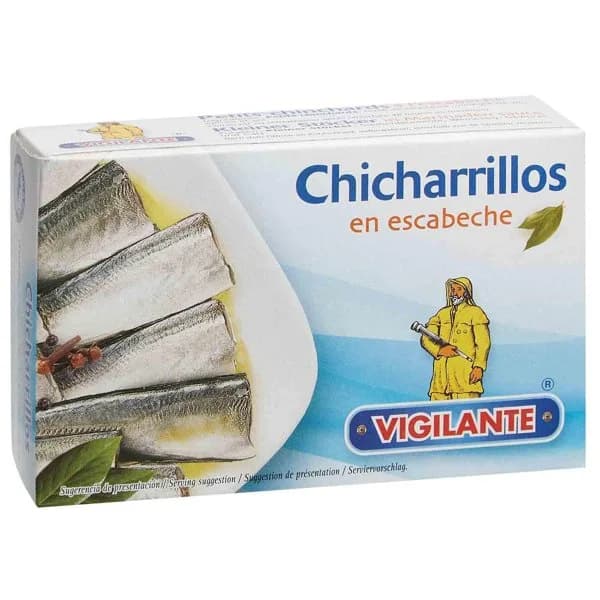 Chicharrillos en escabeche VIGILANTE, lata 120 g - 1 ud - Imagen del producto en Findit