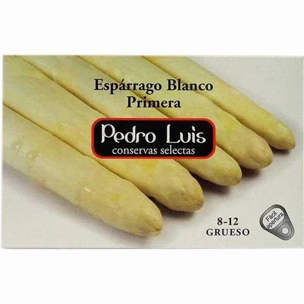 Espárrago 1ª grueso 8/12 piezas PEDRO LUIS, lata 250 g - 0.25 kg - Imagen del producto en Findit