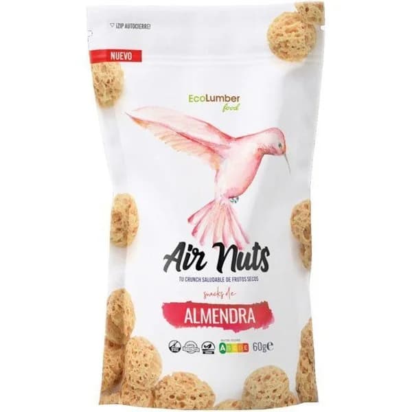Snack de almendra AIR NUTS, bolsa 60 g - 1 ud - Imagen del producto en Findit