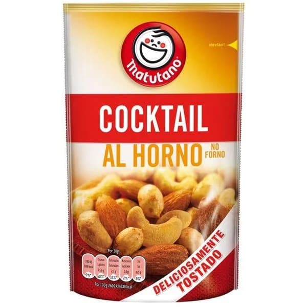 Cocktail tostado al horno MATUTANO, bolsa 95 g - 1 ud - Imagen del producto en Findit
