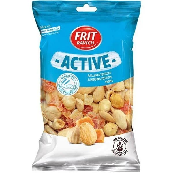 Cóctel de frutos secos active FRIT RAVICH, bolsa 100 g - 1 ud - Imagen del producto en Findit