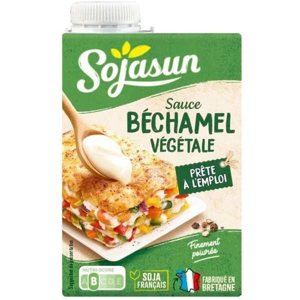Bechamel vegetal SOJASUN, brik 500 ml - 1 ud - Imagen del producto en Findit