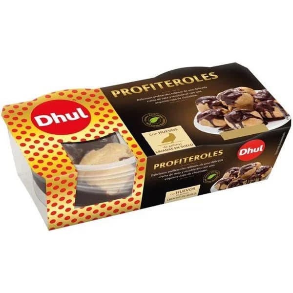 Profiteroles DHUL, pack 2x80 g - 1 ud - Imagen del producto en Findit
