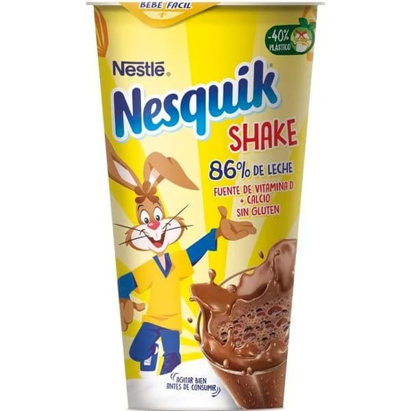 Batido de cacao soluble Shake NESQUIK, vaso 180 ml - 1 ud - Imagen del producto en Findit