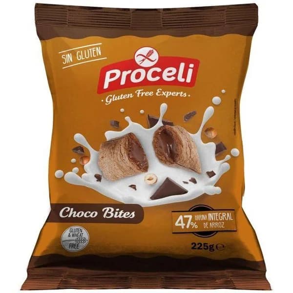 Choco Bites sin gluten PROCELI, caja 225 g - 0.22 kg - Imagen del producto en Findit