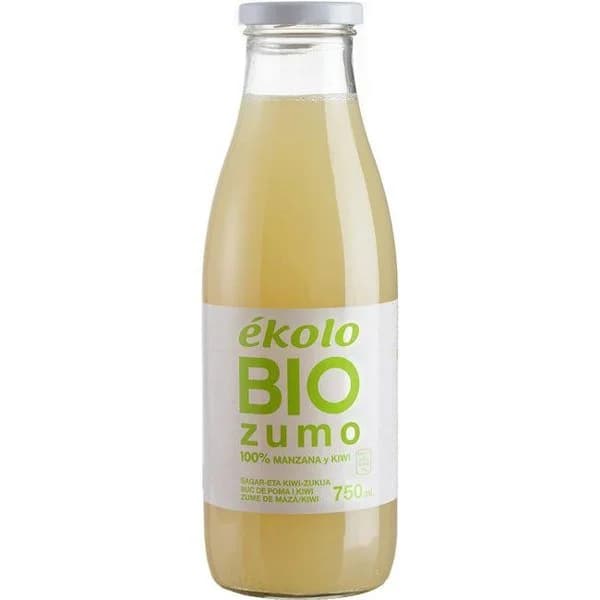 Zumo ecològico de kiwi-manzana ÉKOLO, botella 75 cl - 1 ud - Imagen del producto en Findit