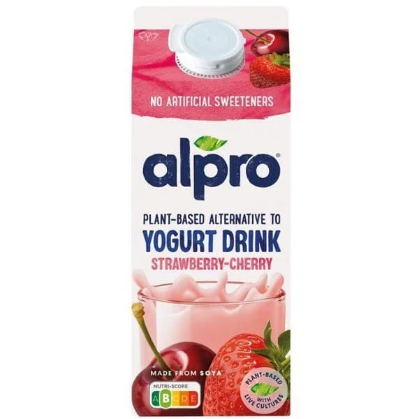 Bebible sabor fresa-cereza ALPRO, botella 750 ml - 1 ud - Imagen del producto en Findit