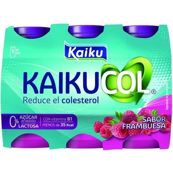 Reductor de colesterol de frambuesa KAIKUCOL Zero, pack 6x65 ml - 1 ud - Imagen del producto en Findit