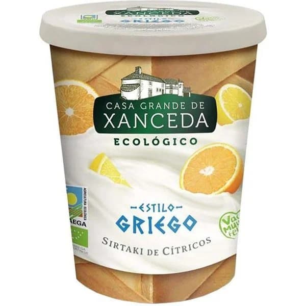 Griego bio c/ cítricos ligero CASA GRANDE XANCEDA, tarrina 400 g - 1 ud - Imagen del producto en Findit